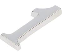 KOTARBAU® Chiffre "1" Chrome Autocollant 5 cm en laiton pour portes d'entrée