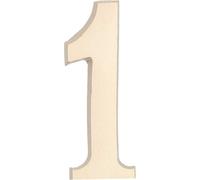 KOTARBAU® Chiffre "1" Satin Autocollant 5 cm en laiton pour portes d'entrée