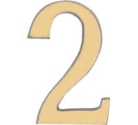 KOTARBAU® Chiffre "2" Patine Autocollant 5 cm en laiton pour portes d'entrée