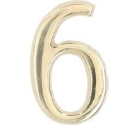 KOTARBAU® Chiffre "6 / 9" laiton Autocollant 5 cm en laiton pour porte d'entrée