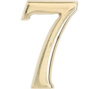 KOTARBAU® Chiffre "7" laiton Autocollant 5 cm en laiton pour portes d'entrée