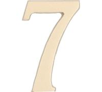 KOTARBAU® Chiffre "7" Satin Autocollant 5 cm en laiton pour portes d'entrée