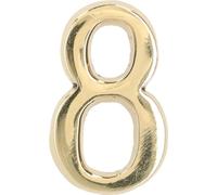 KOTARBAU® Chiffre "8" laiton Autocollant 5 cm en laiton pour portes d'entrée