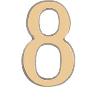 KOTARBAU® Chiffre "8" Patine Autocollant 5 cm en laiton pour portes d'entrée