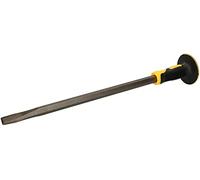 KOTARBAU® Ciseau de maçon plat avec protection de la main 500 x 18 mm Ciseau à pierre