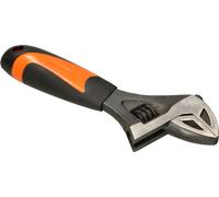 KOTARBAU® Clé à molette réglable 0 - 30 mm x 165 mm en acier au chrome-vanadium Clé à molette Clé à fourche avec poignée en caoutchouc