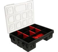 KOTARBAU® Coffret de tri 19 cm 11 compartiments Magasin pour petites pièces Séparateurs réglables