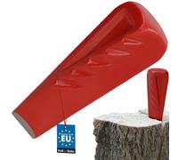 KOTARBAU® Coin à fendre forgé en acier 214 mm 2,2 kg Cale Grenade à fendre Fendeur de bois Cale d'abattage Cale de bûche Cale de repositionnement Cale d'entraînement pour fendre le bois