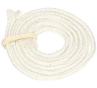 KOTARBAU® Cordon d'étanchéité réfractaire en fibre de verre 6 x 6 mm 2m Joint de cheminée blanc Joint de four