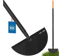 KOTARBAU® Coupe-bordures avec manche métallique 122cm acier demi-lune Coupe-bordures gazon Coupe-herbe manuelle Coupe-bordures gazon Outils de jardinage Coupe-bordures