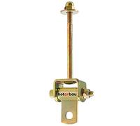 KOTARBAU® Crochet de balançoire 118 mm Palier à charnière Jouet Fixation hamac Crochet pour balançoire Crochet de suspension de balançoire Fixation crochet de hamac Acier galvanisé Or