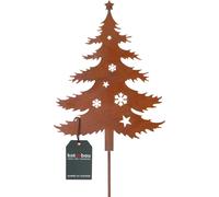 KOTARBAU® Décoration de jardin Figures de rouille 70cm Sapin de Noël Décoration de jardin Ecorost Fiches de jardin Noël Figures de jardin & statues de jardin Fiches de rouille Décoration de jardin pou