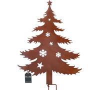 KOTARBAU® Décoration de jardin Figurines rouillées 85cm Sapin de Noël Décoration de jardin Ecorost Fiches de jardin Noël Figurines de jardin & statues de jardin Fiches rouillées Décoration de jardin p