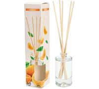 KOTARBAU® Diffuseur de parfum avec bâtonnets en ratan 45 ml parfum orange pour maison et appartement Bouteille de parfum d'ambiance