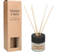 KOTARBAU® Diffuseur de parfum avec bâtonnets en ratan 50ml Parfum oriental pour maison et appartement Cèdre & Vanille