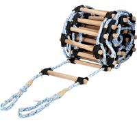 KOTARBAU® Echelle de corde pour couvreurs avec échelons en bois 15 m