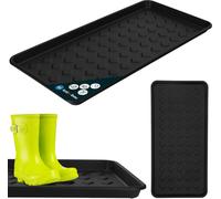 KOTARBAU® Égouttoir à chaussures étroit Noir 72 x 35 cm Égouttoir à chaussures pour l'entrée & la réception Bac à chaussures Tapis égouttoir Chaussures Égouttoir à chaussures