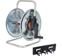 KOTARBAU® Enrouleur de tuyau avec fixation murale 1/2'-50m galvanisé Enrouleur de tuyau un appareil indispensable pour chaque ménage