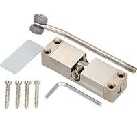KOTARBAU® Fermeture à ressort en acier inoxydable 98x30x140 mm pour portes et portails Fermeture de porte Fermeture de porte à barre Fermeture de porte automatique Ressort de porte Fermeture de porte
