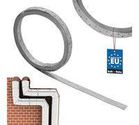 KOTARBAU® Feuillard Perforé, Bande Perforée 25 x 1,5mm, en Acier Galvanisé