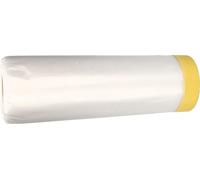 KOTARBAU® Film de masquage avec bande adhésive 200mm x 20m pour les travaux de peinture et de rénovation