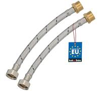 KOTARBAU® Flexible Robinet 1/2" x 1/2", Flexible Eau, Tuyau Robinet 20 cm