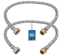 KOTARBAU® Flexible Robinet 1/2" x 3/8", Flexible Eau, Tuyau Robinet 60 cm