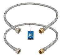 KOTARBAU® Flexible Robinet 1/2" x 3/8", Flexible Eau, Tuyau Robinet 80 cm