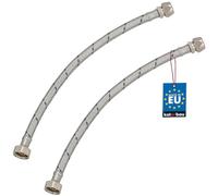 KOTARBAU® Flexible Robinet 1/2" x 3/8", Tuyau Robinet Cuisine 40 cm