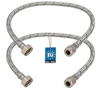 KOTARBAU® Flexible Robinet 1/2" x 3/8", Tuyau Robinet Cuisine 60 cm