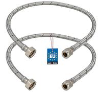 KOTARBAU® Flexible Robinet 1/2" x 3/8", Tuyau Robinet Cuisine 70 cm