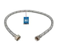 KOTARBAU® Flexible Robinet 1/2" x3/8", Tuyau Robinet 70cm, Acier Inoxydable | Rallonge Robinet Cuisine Flexible, Tuyau Robinet Cuisine Flexible, Tuyau Flexible Plomberie, Argent
