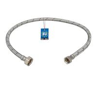 KOTARBAU® Flexible Robinet 1/2" x3/8", Tuyau Robinet 80cm, Acier Inoxydable | Rallonge Robinet Cuisine Flexible, Tuyau Robinet Cuisine Flexible, Tuyau Flexible Plomberie, Argent