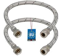 KOTARBAU® Flexible Robinet 3/8" x 3/8", Tuyau Robinet Cuisine 50 cm