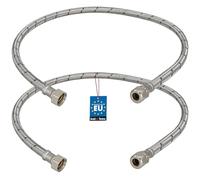 KOTARBAU® Flexible Robinet 3/8" x 3/8", Tuyau Robinet Cuisine 80 cm
