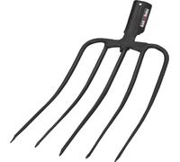 KOTARBAU® Fourche 5 dents Fourche à fumier Fourche à fumier Fourche de jardin Fourche de jardin Fourche à fumier Fourche à bêche Fourche de jardin Fourche à fil pour le jardin et l'agriculture
