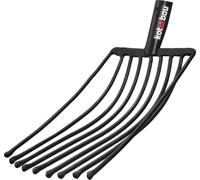 KOTARBAU® Fourche 9 dents Fourche à fumier Fourche à fumier Fourche de jardin Fourche de jardin Fourche à fumier Fourche à bêche Fourche de jardin Fourche à fil pour le jardin et l'agriculture