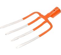 KOTARBAU® Fourche à fumier Fourche à 4 dents Fourche à fumier Fourche à fumier Fourche de jardin Fourche à fumier Fourche à bêche Fourche de jardin Fourche à fil pour le jardin et l'agriculture
