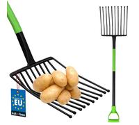 KOTARBAU® Fourche à pommes de terre Fourche à foin 10 dents 120cm avec manche métallique