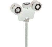 KOTARBAU® Galets de roulement avec fer plat et boulon de 12mm 5 galets ⌀ 25 mm
