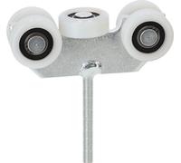 KOTARBAU® Galets de roulement avec fer plat et boulon de 12mm 5 galets ⌀ 43 mm