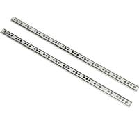 KOTARBAU® Glissière à billes 2 unités 405 mm / 17 mm Sortie totale Glissières de tiroirs Coulisse à galets Glissières télescopiques Tiroirs avec SoftClose