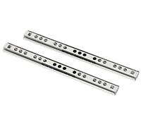 KOTARBAU® Glissières à billes 2 pcs. 180 mm / 17 mm Tiroirs coulissants à sortie partielle Rails télescopiques pour tiroirs Tiroirs coulissants
