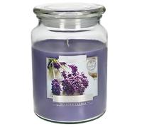 KOTARBAU® Grande bougie parfumée parfumée en verre avec couvercle lavande Idée cadeau d'aromathérapie Bougies décoratives Durée de combustion jusqu'à 100 heures