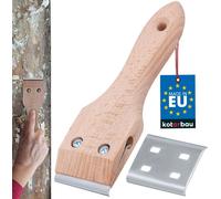 KOTARBAU® Grattoir à lame étirable 60 mm avec manche en bois pour la menuiserie Enlever la peinture