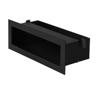 KOTARBAU® Grille Cheminée - Acier Revêtu Poudre - 30 cm - Noir - Grille Ventilation Cheminée - Aération pour Foyer - Design Moderne - Résistante Haute Température