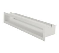 KOTARBAU® Grille Cheminée - Acier Revêtu Poudre - 60 cm - Blanc - Grille Ventilation Cheminée - Aération pour Foyer - Design Moderne - Résistante Haute Température