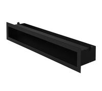 KOTARBAU® Grille Cheminée - Acier Revêtu Poudre - 60 cm - Noir - Grille Ventilation Cheminée - Aération pour Foyer - Design Moderne - Résistante Haute Température