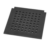 KOTARBAU® Grille Cheminée - Fonte - 29 x 29 cm - Noir - Grille De Décendrage - Robuste - Résistante à la Chaleur - Facile à Nettoyer