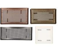 KOTARBAU Grille d'aération - 16 x 45 cm - Blanc - Grille d'aération - Grille d'air chaud - Grille d'air froid - Accessoires de cheminée/four